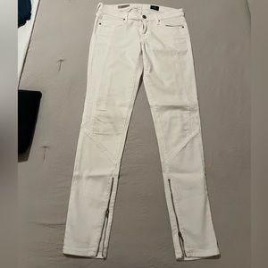 AG white jeans